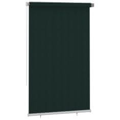 Greatstore Venkovní roleta 140 x 230 cm tmavě zelená HDPE