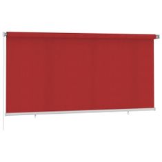 Greatstore Venkovní roleta 300 x 140 cm červená HDPE