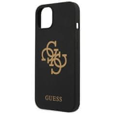 Guess GUHCP13SLS4GGBK hard silikonové pouzdro iPhone 13 Mini 5.4" black Silicone 4G Logo