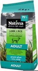NATIVIA Adult - Lamb&Rice kompletní hypoalergenní krmivo pro psy 15 kg