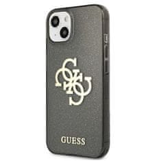 Guess GUHCP13SPCUGL4GBK hard silikonové pouzdro iPhone 13 Mini 5.4" black Glitter 4G Big Logo