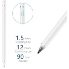 Tech-protect Active Stylus pero na tablet, růžové