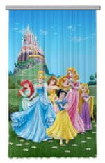 AG Design Dětský foto závěs DISNEY PRINCEZNY 140 x 245 cm 