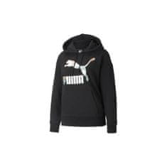 Puma Mikina černá 158 - 163 cm/XS Classics Logo Hoodie