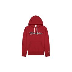 Champion Mikina červená 173 - 177 cm/S Hooded Sweatshirt