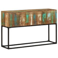 shumee Konzolový stolek 120 x 30 x 75 cm masivní recyklované dřevo