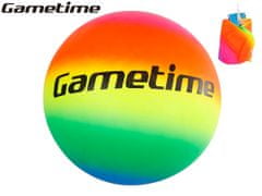 Mikro Trading Gametime míč 45 cm skákající duhový v síťce
