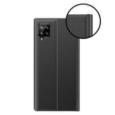 IZMAEL Knížkové otevírací pouzdro pro Samsung Galaxy A12/Galaxy M12 - Černá KP9659