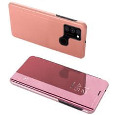 IZMAEL Pouzdro Clear View pro Samsung Galaxy A12/Galaxy M12 - Růžová KP9012