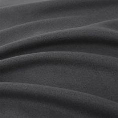 Greatstore Prostěradla 2 ks polyesterový fleece 150 x 200 cm černá
