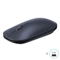 shumee Praktická bezdrátová myš pro USB počítač, černá