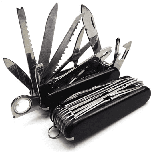 IZMAEL Multifunkční skládací nůž-Černá KP17009
