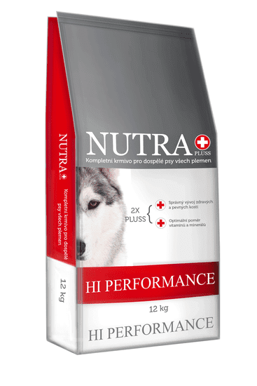 Nutra Pluss Granule pro psy Hi - Performance 12 kg