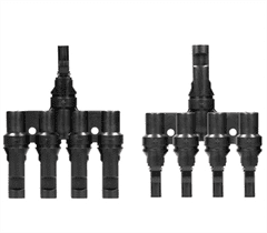sapro FVE MC4 Y rozbočovací konektory pro solární panely (pár), - 4 panely