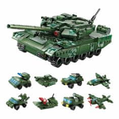 QMAN War-spirit wheeled tank 42301 sada 8v1