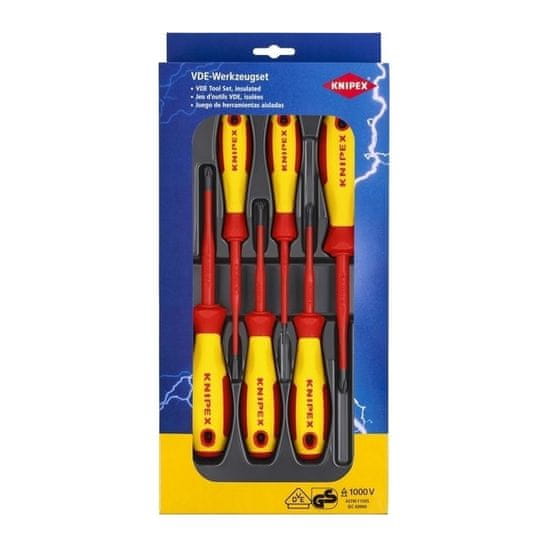 Knipex 002012V01 6-dílná sada šroubováků izolované 1000V VDE