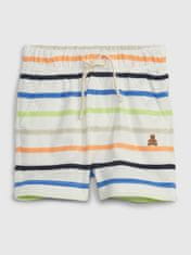 Gap Baby pruhované kraťasy organic 3-6M