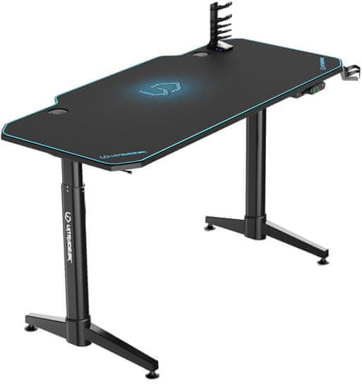 Ultradesk Level, černý/modrý (UDESK-LVA-BL)