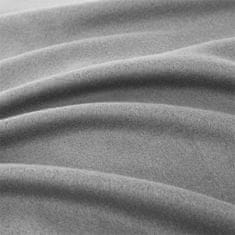 Greatstore Prostěradla 2 ks polyesterový fleece 150 x 200 cm šedá