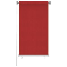 Greatstore Venkovní roleta 80 x 140 cm červená HDPE