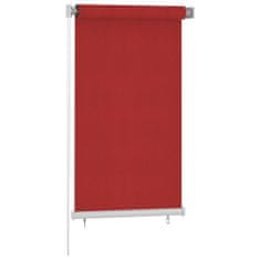 Greatstore Venkovní roleta 80 x 140 cm červená HDPE