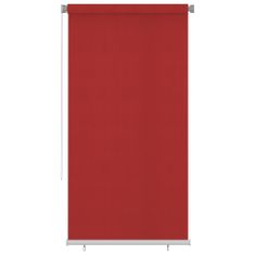 Greatstore Venkovní roleta 120 x 230 cm červená HDPE