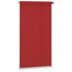 Greatstore Venkovní roleta 120 x 230 cm červená HDPE