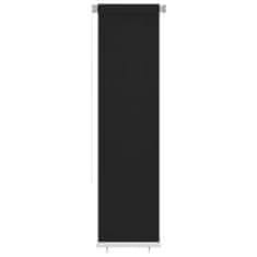 Greatstore Venkovní roleta 60 x 230 cm černá HDPE