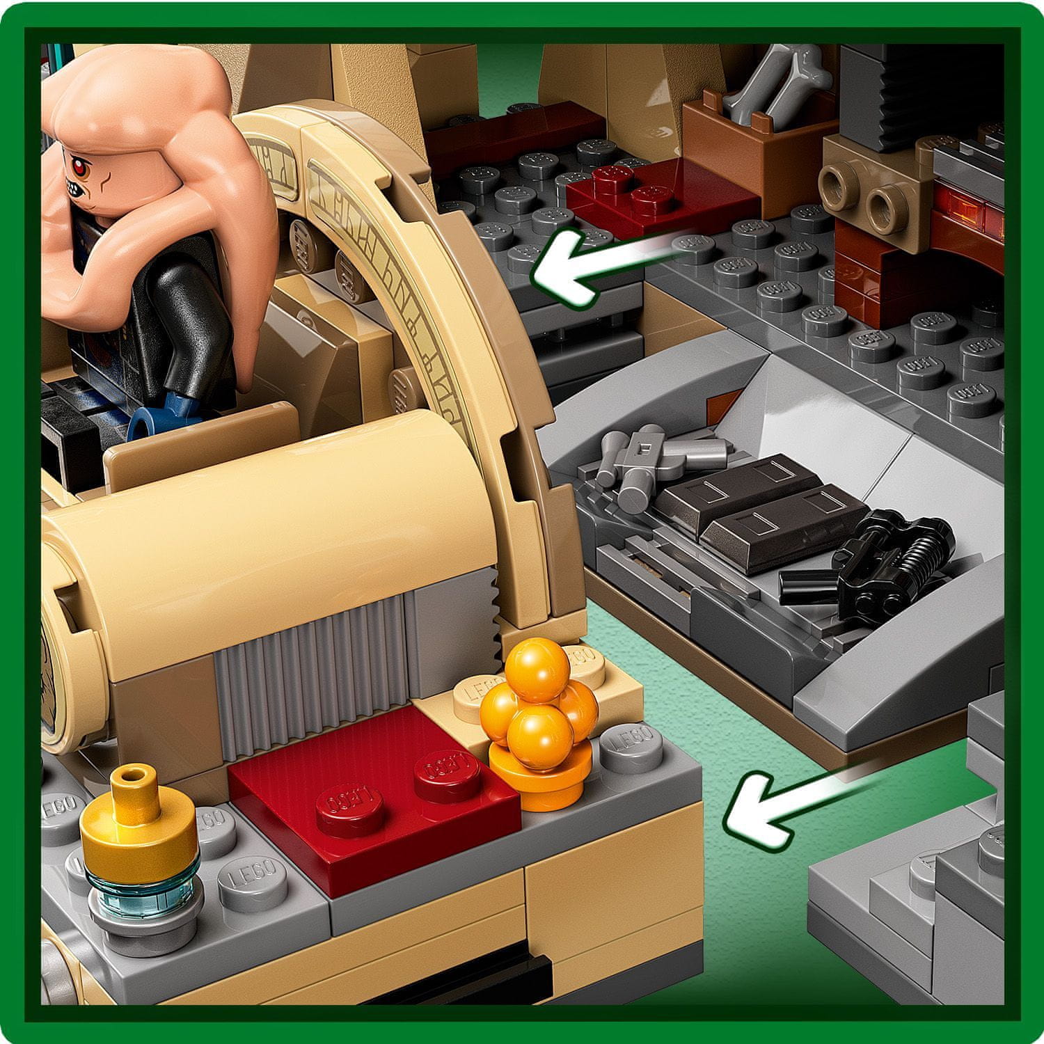  lego Star Wars 75326 Trónová sála Boby Fetta 