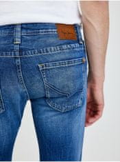 Pepe Jeans Tmavě modré pánské straight fit džíny Pepe Jeans Cash 28/32