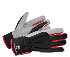 Promacher CARPOS VELCRO Gloves grey/red (12 pcs)