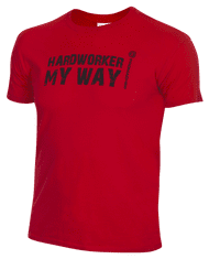 Promacher HARDWORKER T-Shirt red/black