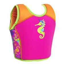 Zoggs Dětská plavecká vesta SEA UNICORN SWIMSURE JACKET PINK růžová 4/5 let (18/25 kg)