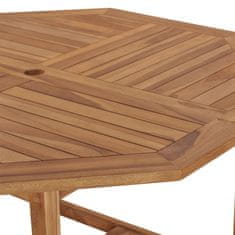 Greatstore Zahradní jídelní stůl 110 x 110 x 75 cm masivní teak