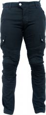 SNAP INDUSTRIES kalhoty jeans CARGO Short černé 42