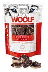 Woolf pochoutka beef sushi with cod 100g