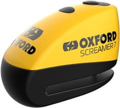 Oxford kotoučový zámek SCREAMER 7 LK290 černo-žlutý