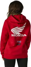 FOX mikina HONDA WING Fleece dámská flame bílo-červená XL