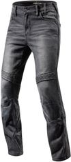 REV´IT! kalhoty jeans MOTO TF černo-šedé 33