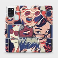 Mobiwear Flip pouzdro na mobil Samsung Galaxy A21S - VP18P Komiks