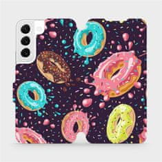 Mobiwear Flip pouzdro na mobil Samsung Galaxy S22 - VP19S Donutky