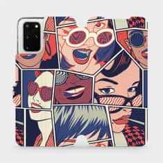 Mobiwear Flip pouzdro na mobil Samsung Galaxy S20 Plus - VP18P Komiks