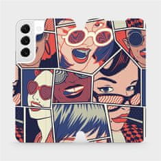 Mobiwear Flip pouzdro na mobil Samsung Galaxy S22 - VP18P Komiks