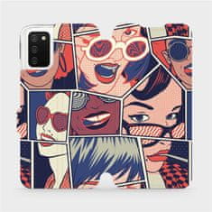 Mobiwear Flip pouzdro na mobil Samsung Galaxy A02S - VP18P Komiks