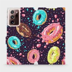 Mobiwear Flip pouzdro na mobil Samsung Galaxy Note 20 Ultra - VP19S Donutky