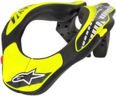 Alpinestars chránič krku NECK SUPPORT dětský černo-žluto-bílý