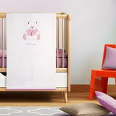 Eurofirany Dětská deka 110x140 medvídek Pierre Cardin / růžová