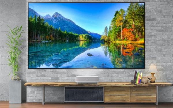 EPSON EH-LS300W (V11HA07040) okos otthoni TV projektor FullHD felbontás kiváló élettartam rendkívül hatékony fényerő 3LCD operációs rendszer Android Android TV