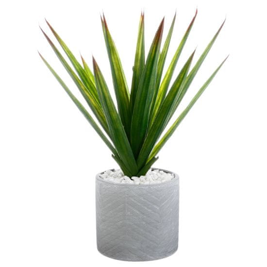 Atmosphera Umělá rostlina ALOE VERA, výška 48 cm, v keramickém květináči