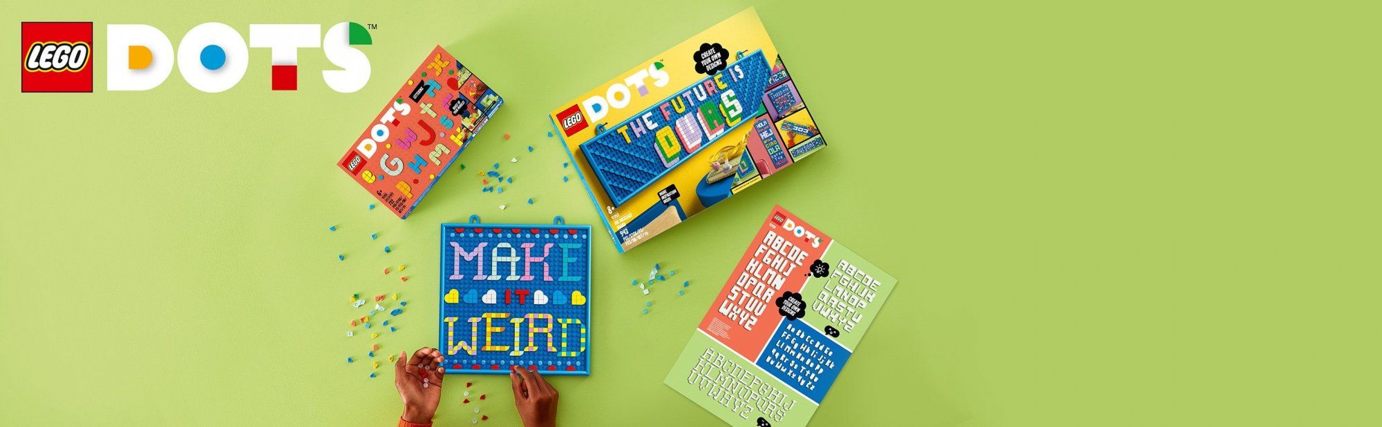 LEGO DOTS 41950 Záplava DOTS dílků – písmenka